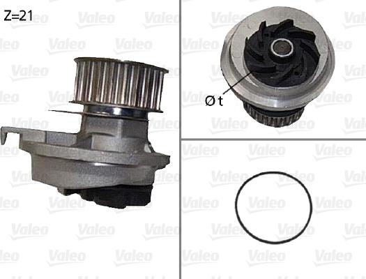 VALEO 506087 - Pompa acqua www.autoricambi360.it