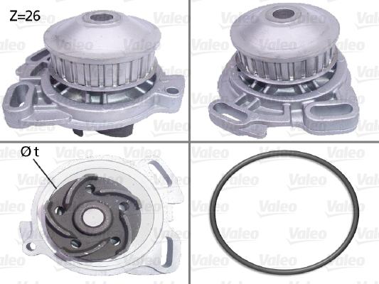 VALEO 506190 - Pompa acqua www.autoricambi360.it