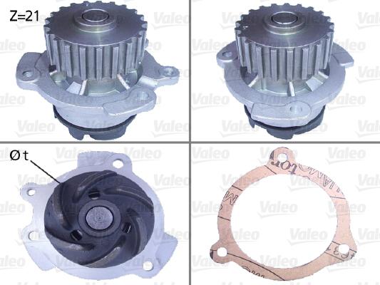 VALEO 506151 - Pompa acqua www.autoricambi360.it