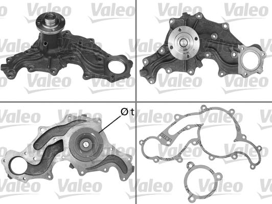 VALEO 506158 - Pompa acqua www.autoricambi360.it