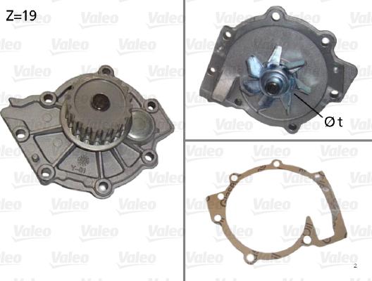 Valeo 506854 - Pompa acqua www.autoricambi360.it