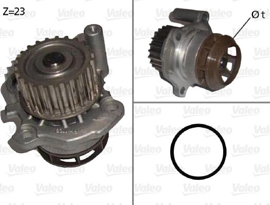 Valeo 506876 - Pompa acqua www.autoricambi360.it