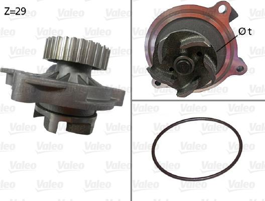 Valeo 506336 - Pompa acqua www.autoricambi360.it