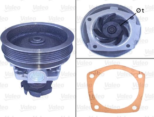 VALEO 506299 - Pompa acqua www.autoricambi360.it