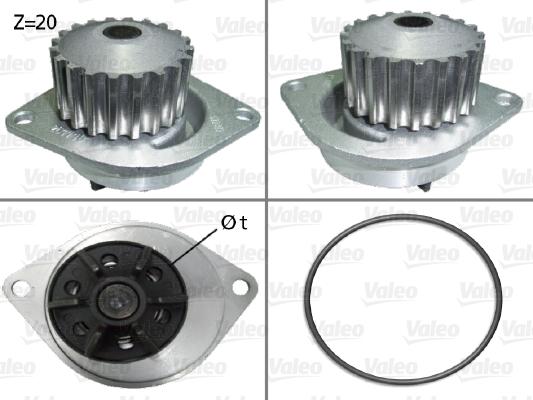 VALEO 506290 - Pompa acqua www.autoricambi360.it