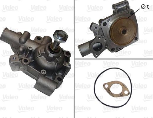 VALEO 506248 - Pompa acqua www.autoricambi360.it