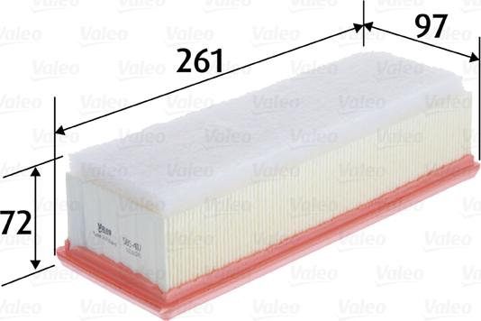 VALEO 585417 - Filtro aria www.autoricambi360.it