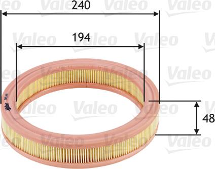 Valeo 585691 - Filtro aria www.autoricambi360.it
