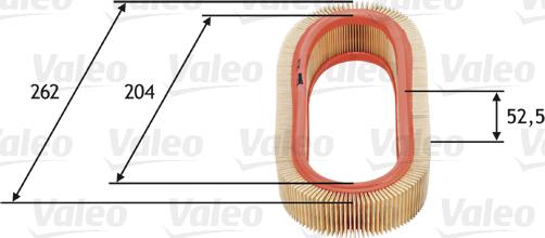 VALEO 585641 - Filtro aria www.autoricambi360.it