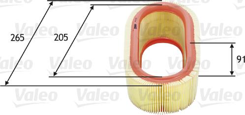 Valeo 585647 - Filtro aria www.autoricambi360.it