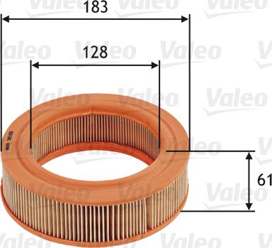 VALEO 585656 - Filtro aria www.autoricambi360.it