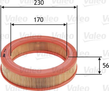 VALEO 585650 - Filtro aria www.autoricambi360.it