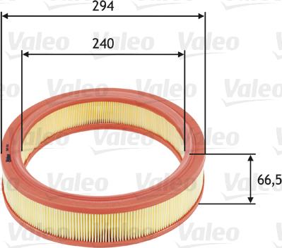 VALEO 585651 - Filtro aria www.autoricambi360.it