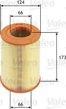 Valeo 585661 - Filtro aria www.autoricambi360.it