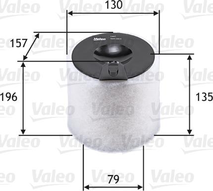 VALEO 585663 - Filtro aria www.autoricambi360.it