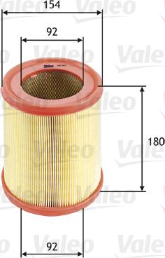 Valeo 585604 - Filtro aria www.autoricambi360.it