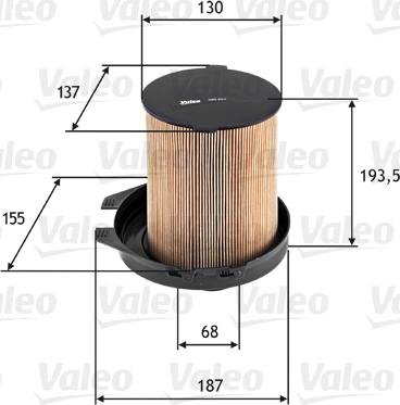 VALEO 585603 - Filtro aria www.autoricambi360.it