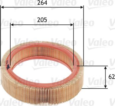 VALEO 585607 - Filtro aria www.autoricambi360.it