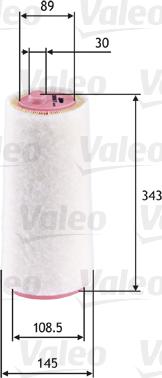 VALEO 585617 - Filtro aria www.autoricambi360.it