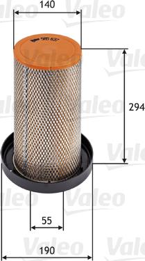 Valeo 585637 - Filtro aria www.autoricambi360.it