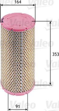 VALEO 585624 - Filtro aria www.autoricambi360.it