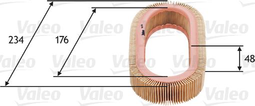 VALEO 585628 - Filtro aria www.autoricambi360.it