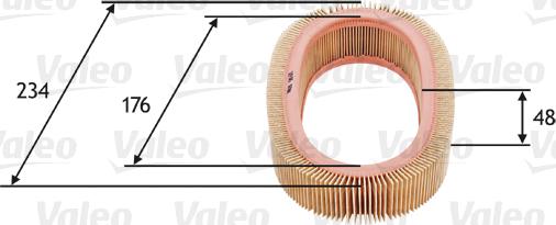 VALEO 585671 - Filtro aria www.autoricambi360.it
