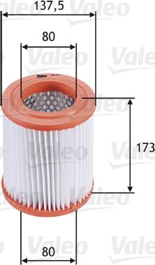 VALEO 585677 - Filtro aria www.autoricambi360.it