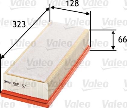 VALEO 585157 - Filtro aria www.autoricambi360.it