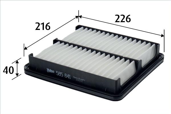 Valeo 585841 - Filtro aria www.autoricambi360.it