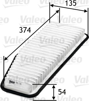 VALEO 585240 - Filtro aria www.autoricambi360.it