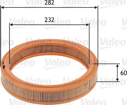 VALEO 585746 - Filtro aria www.autoricambi360.it