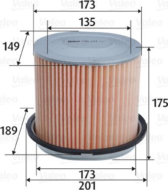 VALEO 585764 - Filtro aria www.autoricambi360.it