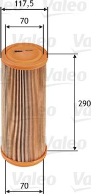 Valeo 585707 - Filtro aria www.autoricambi360.it
