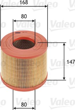 Valeo 585725 - Filtro aria www.autoricambi360.it
