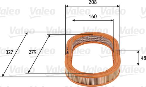 Valeo 585722 - Filtro aria www.autoricambi360.it