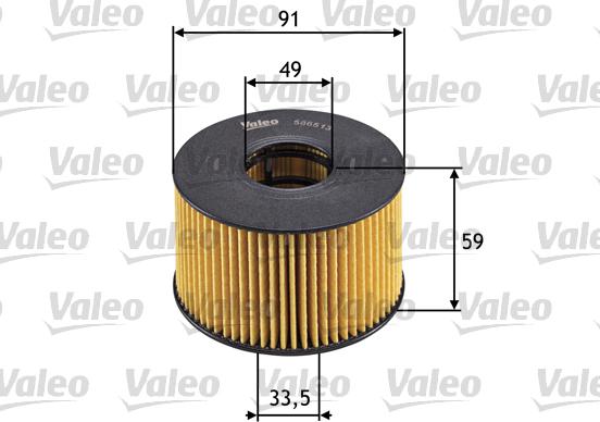VALEO 586513 - Filtro olio www.autoricambi360.it