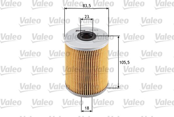 VALEO 586574 - Filtro olio www.autoricambi360.it