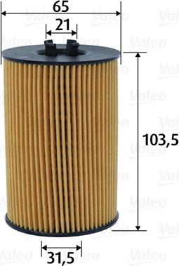 Valeo 586617 - Filtro olio www.autoricambi360.it