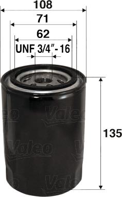 VALEO 586059 - Filtro olio www.autoricambi360.it
