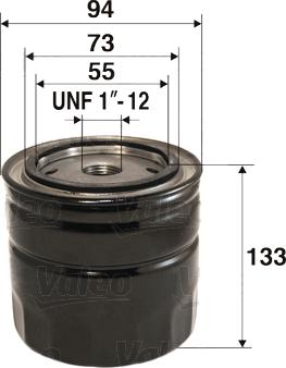 VALEO 586057 - Filtro olio www.autoricambi360.it