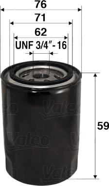 VALEO 586065 - Filtro olio www.autoricambi360.it