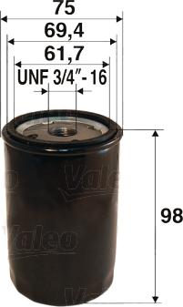 VALEO 586005 - Filtro olio www.autoricambi360.it
