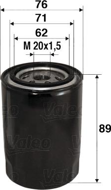 Valeo 586000 - Filtro olio www.autoricambi360.it