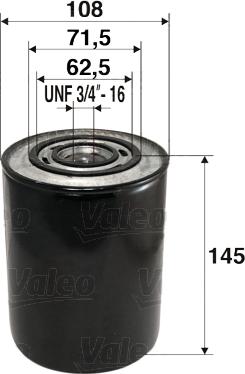 Valeo 586014 - Filtro olio www.autoricambi360.it