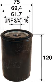 VALEO 586081 - Filtro olio www.autoricambi360.it