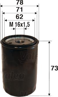Valeo 586034 - Filtro olio www.autoricambi360.it