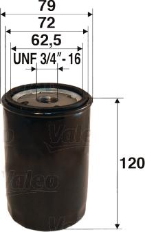 Valeo 586029 - Filtro olio www.autoricambi360.it