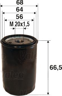 Valeo 586022 - Filtro olio www.autoricambi360.it