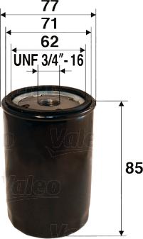VALEO 586073 - Filtro olio www.autoricambi360.it